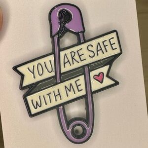 Nurse Safety Pin Enamel Pin  – BUY 5+ & GET 40% OFF!